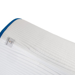 Manta de doma Equestro x FISE con logo bordado Blanco / azul de Saboya