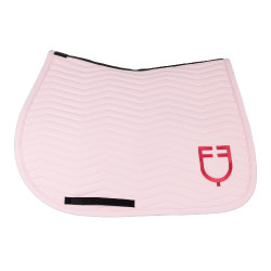 Manta de salto Equestro acolchada Wave en tejido técnico Bailarina / madreselva Rosa Manta de salto Equestro acolchada Wave en tejido técnico Bailarina / madreselva Rosa