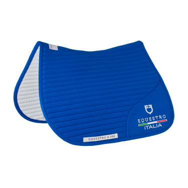 Mantilla de salto Equestro x FISE con logo bordado Azul de Savoie Mantilla de salto Equestro x FISE con logo bordado Azul de Savoie