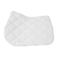 Manta de salto Equestro en tejido técnico transpirable Blanco / blanco