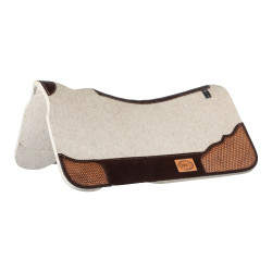 Manta western Pool’s de fieltro Castaño Marrón