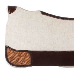 Manta western Pool’s de fieltro Castaño Marrón