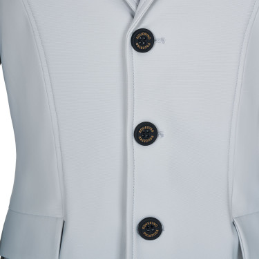 Chaqueta de concurso infantil Equestro corte slim de tres botones Bruma portuaria