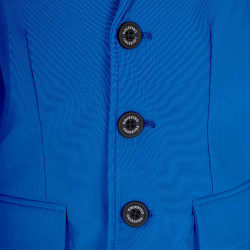 Chaqueta de concurso infantil unisex Equestro x FISE de tres botones Azul de Savoie