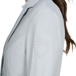 Chaqueta de concurso para mujer Equestro con logotipo en relieve Bruma portuaria