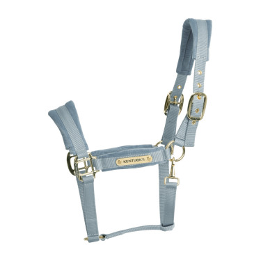 Cabezada Velvet Kentucky Azúl claro