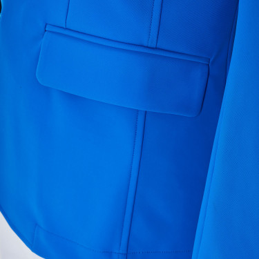 Chaqueta de concurso para hombre Equestro x FISE de tres botones Azul de Savoie