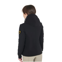 Chaqueta infantil unisex Equestro impermeable y cortaviento de nailon Americana marina Azul marino