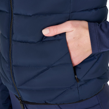 Chaleco sin mangas para mujer Equestro de nailon Americana marina Azul marino