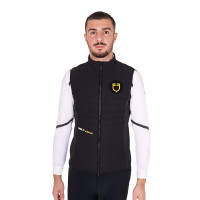 Chaleco sin mangas para hombre Equestro de corte slim en tejido técnico Negro Chaleco sin mangas para hombre Equestro de corte slim en tejido técnico Negro