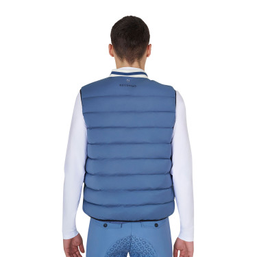Chaleco sin mangas para hombre Equestro de nailon Mar de Bering Azul