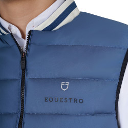Chaleco sin mangas para hombre Equestro de nailon Mar de Bering Azul