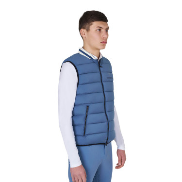 Chaleco sin mangas para hombre Equestro de nailon Mar de Bering Azul