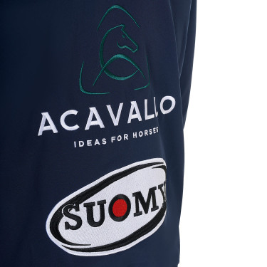 Chaqueta softshell para hombre Equestro New Style Multilogo Americana marina Azul marino