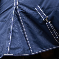 Manta de paddock Imperial Riding Basic con cuello desmontable 200 g Marino Azul marino