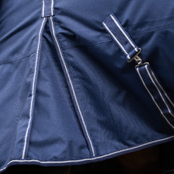 Manta de paddock Imperial Riding Basic con cuello desmontable 200 g Marino Azul marino Manta de paddock Imperial Riding Basic con cuello desmontable 200 g Marino Azul marino