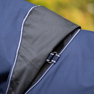 Manta de paddock Imperial Riding Basic con cuello desmontable 200 g Marino Azul marino Manta de paddock Imperial Riding Basic con cuello desmontable 200 g Marino Azul marino