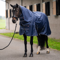 Manta de paddock Imperial Riding Basic con cuello desmontable de 400 g Marino Azul marino Manta de paddock Imperial Riding Basic con cuello desmontable de 400 g Marino Azul marino