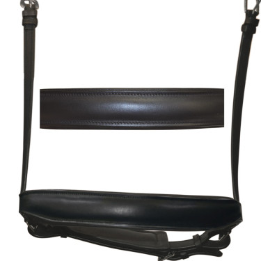 Muserola doma larga Flags & Cup Castaño