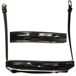 Muserola doma larga Flags & Cup Castaño