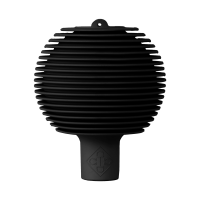 Bola de protección de ramal y pared Pro Grooming Deluxe de Kentucky en caucho Negro Bola de protección de ramal y pared Pro Grooming Deluxe de Kentucky en caucho Negro