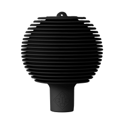 Bola de protección de ramal y pared Pro Grooming Deluxe de Kentucky en caucho Negro Bola de protección de ramal y pared Pro Grooming Deluxe de Kentucky en caucho Negro