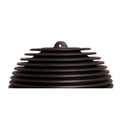 Bola de protección de ramal y pared Pro Grooming Deluxe de Kentucky en caucho Negro Bola de protección de ramal y pared Pro Grooming Deluxe de Kentucky en caucho Negro