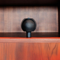 Bola de protección de ramal y pared Pro Grooming Deluxe de Kentucky en caucho Negro Bola de protección de ramal y pared Pro Grooming Deluxe de Kentucky en caucho Negro