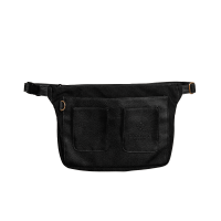 Bolsa de cinturón Grooming Deluxe by Kentucky Canvas para trenzar Negro