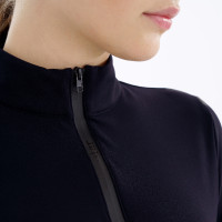 Top Euro-Star Ava mujer manga larga Negro