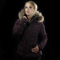 Parka RAUMA mujer Flags & Cup Ciruela