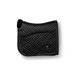 Manta de doma Equestrian Stockholm de borreguillo sintético Crystal Negro Manta de doma Equestrian Stockholm de borreguillo sintético Crystal Negro