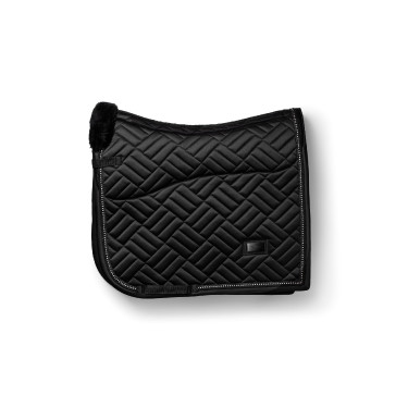 Manta de doma Equestrian Stockholm de borreguillo sintético Crystal Negro Manta de doma Equestrian Stockholm de borreguillo sintético Crystal Negro