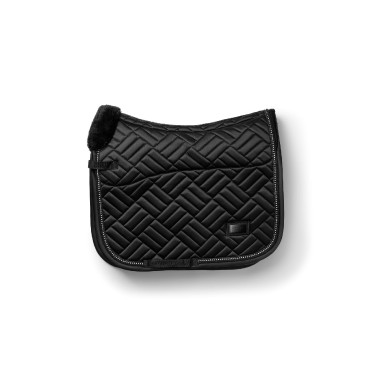 Manta de doma Equestrian Stockholm de borreguillo sintético Crystal Negro Manta de doma Equestrian Stockholm de borreguillo sintético Crystal Negro