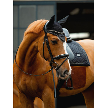 Casco antimoscas Equestrian Stockholm Modern Crystal Negro