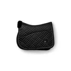 Manta de silla Equestrian Stockholm Jumping de borreguillo sintético Crystal Negro Manta de silla Equestrian Stockholm Jumping de borreguillo sintético Crystal Negro