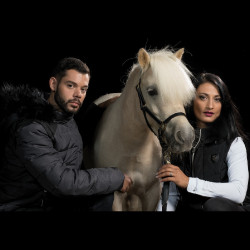 Parka QUEBEC hombre Flags & Cup Brezo gris / negro