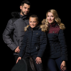 Parka QUEBEC hombre Flags & Cup Brezo gris / negro