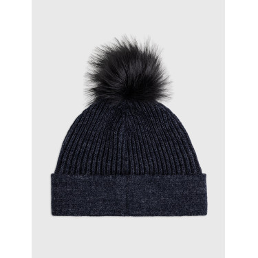 Gorro con pompón Tommy Hilfiger Equestrian Ottawa Cielo del desierto Azul