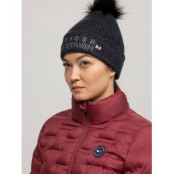 Gorro con pompón Tommy Hilfiger Equestrian Ottawa Cielo del desierto Azul
