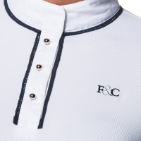 Polo CANDIBA ML mujer Flags & Cup Blanco