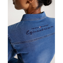 Camisa vaquera Tommy Hilfiger Equestrian stretch Woodside para mujer Herencia Azul Camisa vaquera Tommy Hilfiger Equestrian stretch Woodside para mujer Herencia Azul