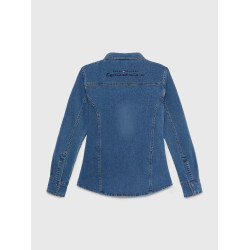 Camisa vaquera Tommy Hilfiger Equestrian stretch Woodside para mujer Herencia Azul Camisa vaquera Tommy Hilfiger Equestrian stretch Woodside para mujer Herencia Azul