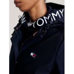 Impermeable largo Tommy Hilfiger Equestrian Washington Cielo del desierto Azul