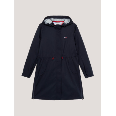 Impermeable largo Tommy Hilfiger Equestrian Washington Cielo del desierto Azul