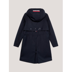 Impermeable largo Tommy Hilfiger Equestrian Washington Cielo del desierto Azul