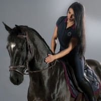 Polo para mujer TIJUANA Flags & Cup Frambuesa Rojo