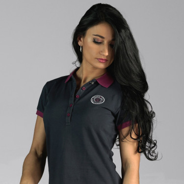 Polo mujer TIJUANA Flags & Cup Azul marino