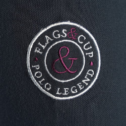 Polo mujer TIJUANA Flags & Cup Azul marino