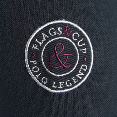 Polo mujer TIJUANA Flags & Cup Azul marino